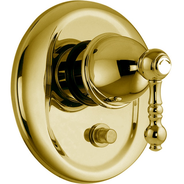 Смеситель для душа скрытого монтажа Fima Carlo Frattini Elizabeth F5089X2OR (золотой)