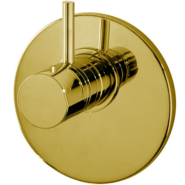 Смеситель для душа скрытого монтажа Fima Carlo Frattini Fimatherm F4039X1OR (золотой), с термостатом, 1 источник