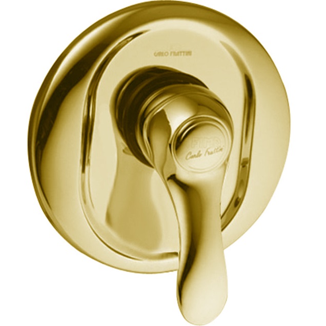 Смеситель для душа скрытого монтажа Fima Carlo Frattini Lamp F3309X1OR (золотой)