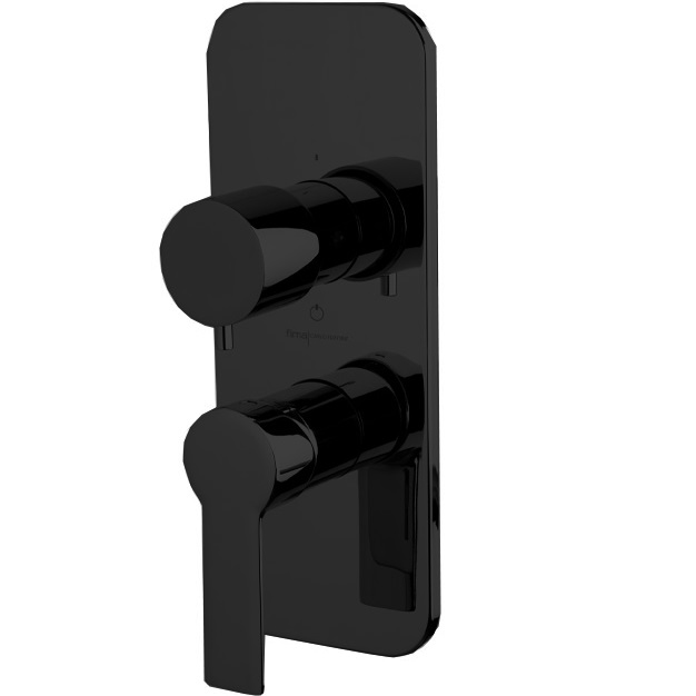 Смеситель для душа скрытого монтажа Fima Carlo Frattini Mast F3139X6NS (черный матовый)