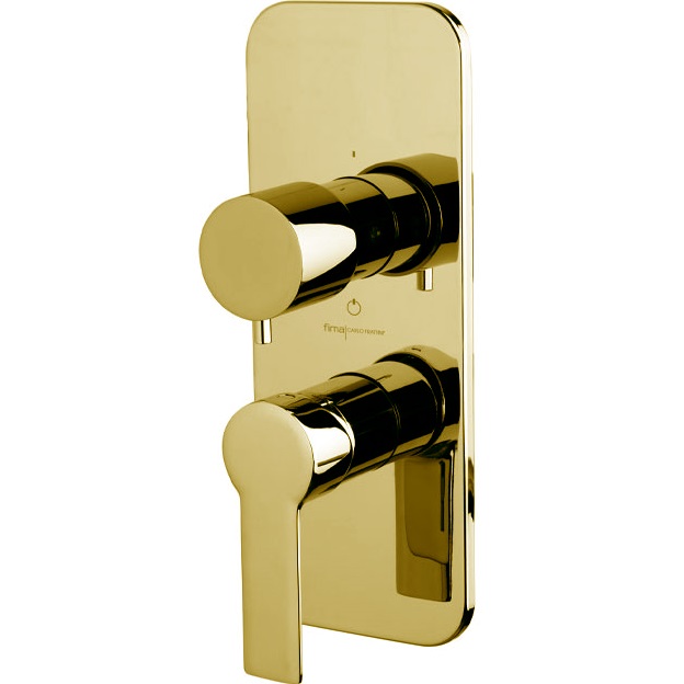 Смеситель для душа скрытого монтажа Fima Carlo Frattini Mast F3139X6OR (золотой)