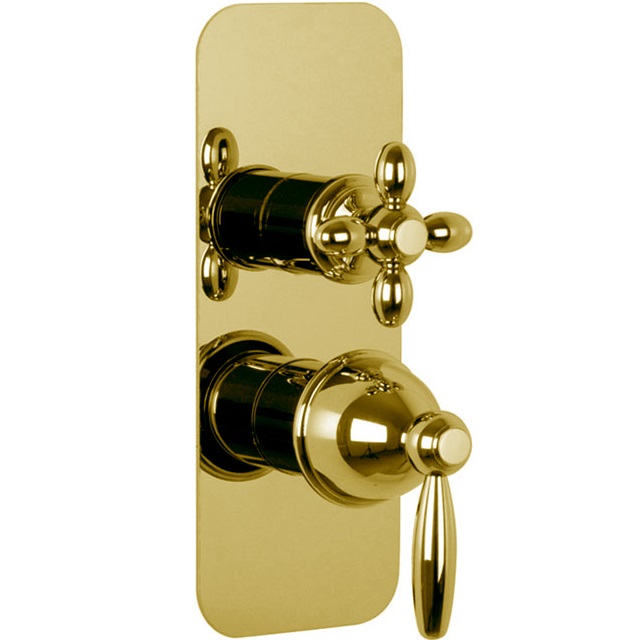 Смеситель для душа скрытого монтажа Fima Carlo Frattini Olivia F5009X6OR (золотой)