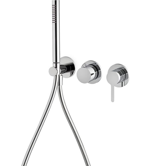 Смеситель для душа скрытого монтажа Fima Carlo Frattini Snap F3129WX8CR (хром)