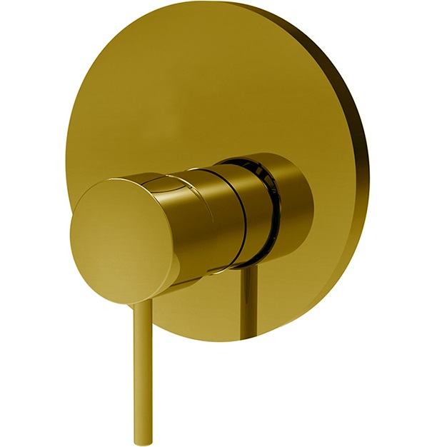 Смеситель для душа скрытого монтажа Fima Carlo Frattini Spillo Up F3039E1OR (золотой)