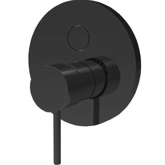 Смеситель для душа скрытого монтажа Fima Carlo Frattini Spillo Up F3039E2NS (черный матовый), на 2 источника