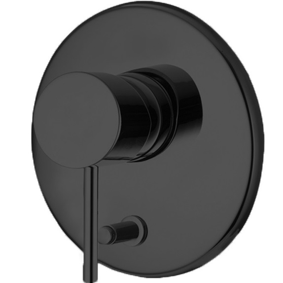 Смеситель для душа скрытого монтажа Fima Carlo Frattini Spillo Up F3039X2NS (черный матовый)