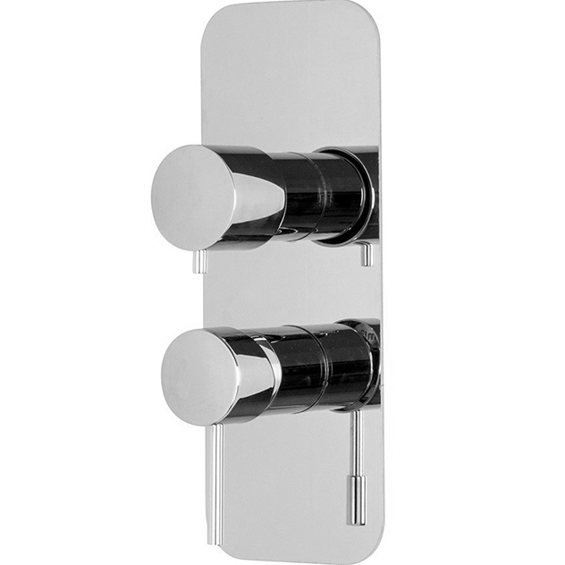 Смеситель для душа скрытого монтажа Fima Carlo Frattini Spillo Up F3039X6CR (хром), на 2/3 источника