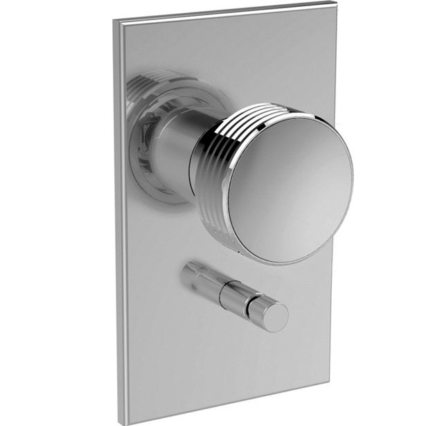 Смеситель для душа скрытого монтажа Fima Carlo Frattini Texture Collection F5609E2HCR (хром)