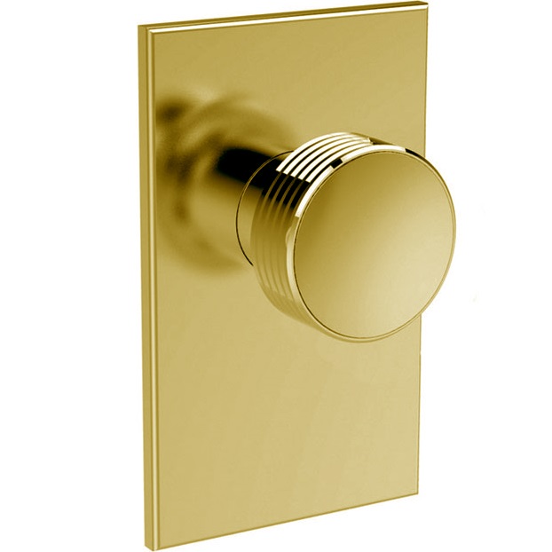 Смеситель для душа скрытого монтажа Fima Carlo Frattini Texture Collection F5609X1HOR (золотой)