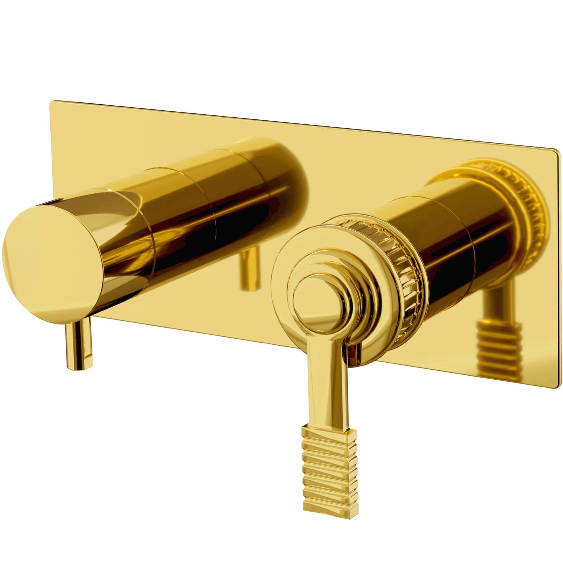 Смеситель для душа скрытого монтажа Remer Atelier AL92ZDO (золотой)