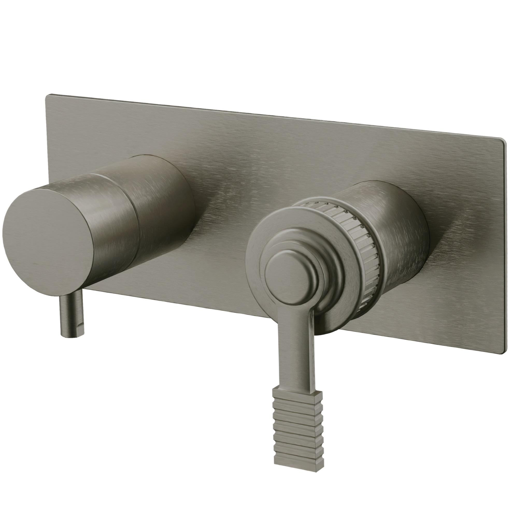 Смеситель для душа скрытого монтажа Remer Atelier AL93ZXV (сталь)