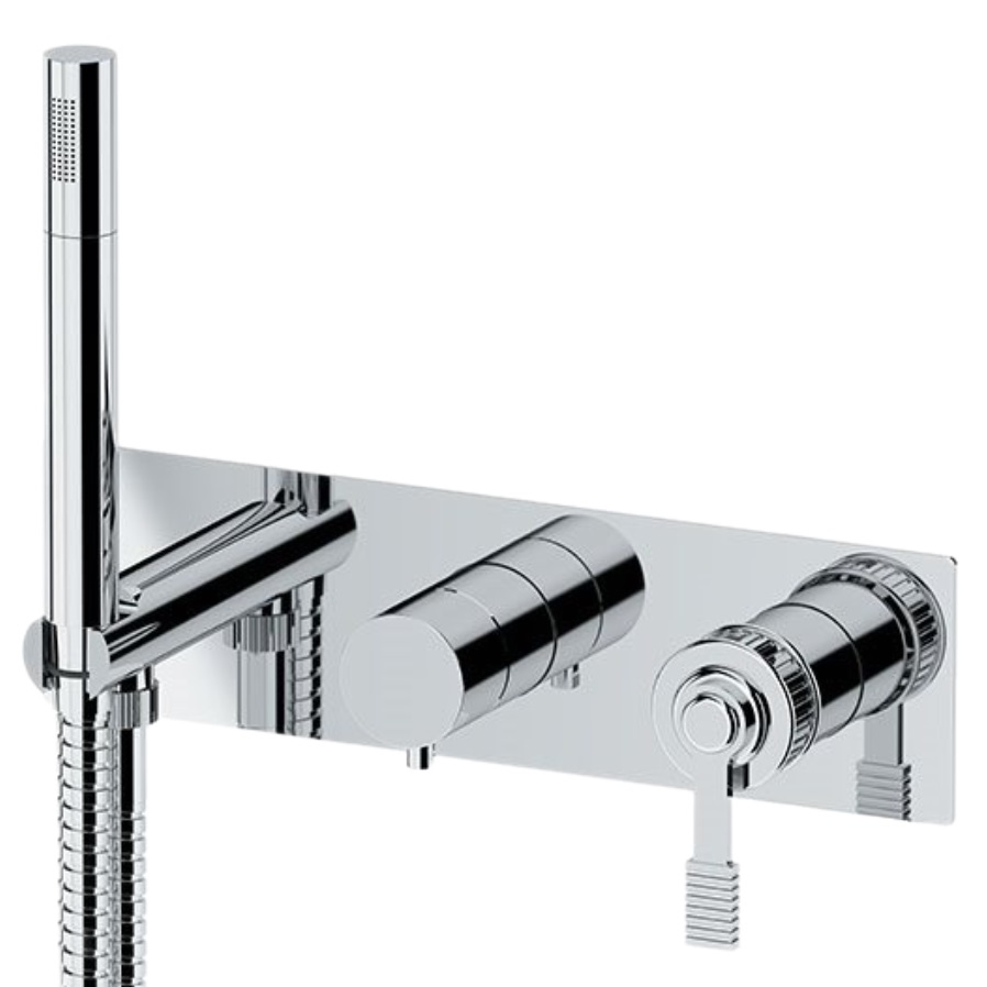 Смеситель для душа скрытого монтажа Remer Atelier AL97D2 (хром)