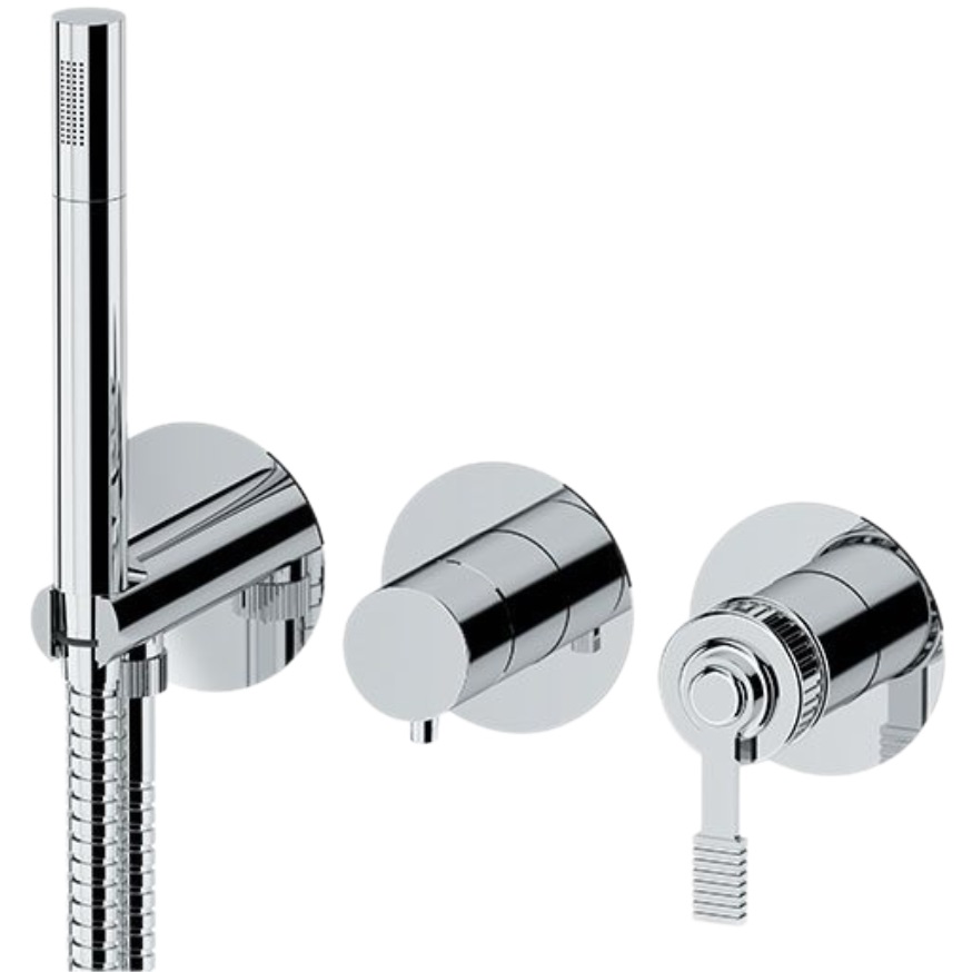 Смеситель для душа скрытого монтажа Remer Atelier AL97D3P (хром)