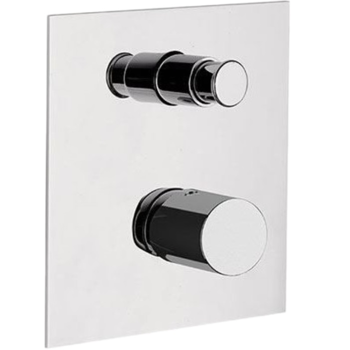 Смеситель для душа скрытого монтажа Remer Edge EG509 (хром)