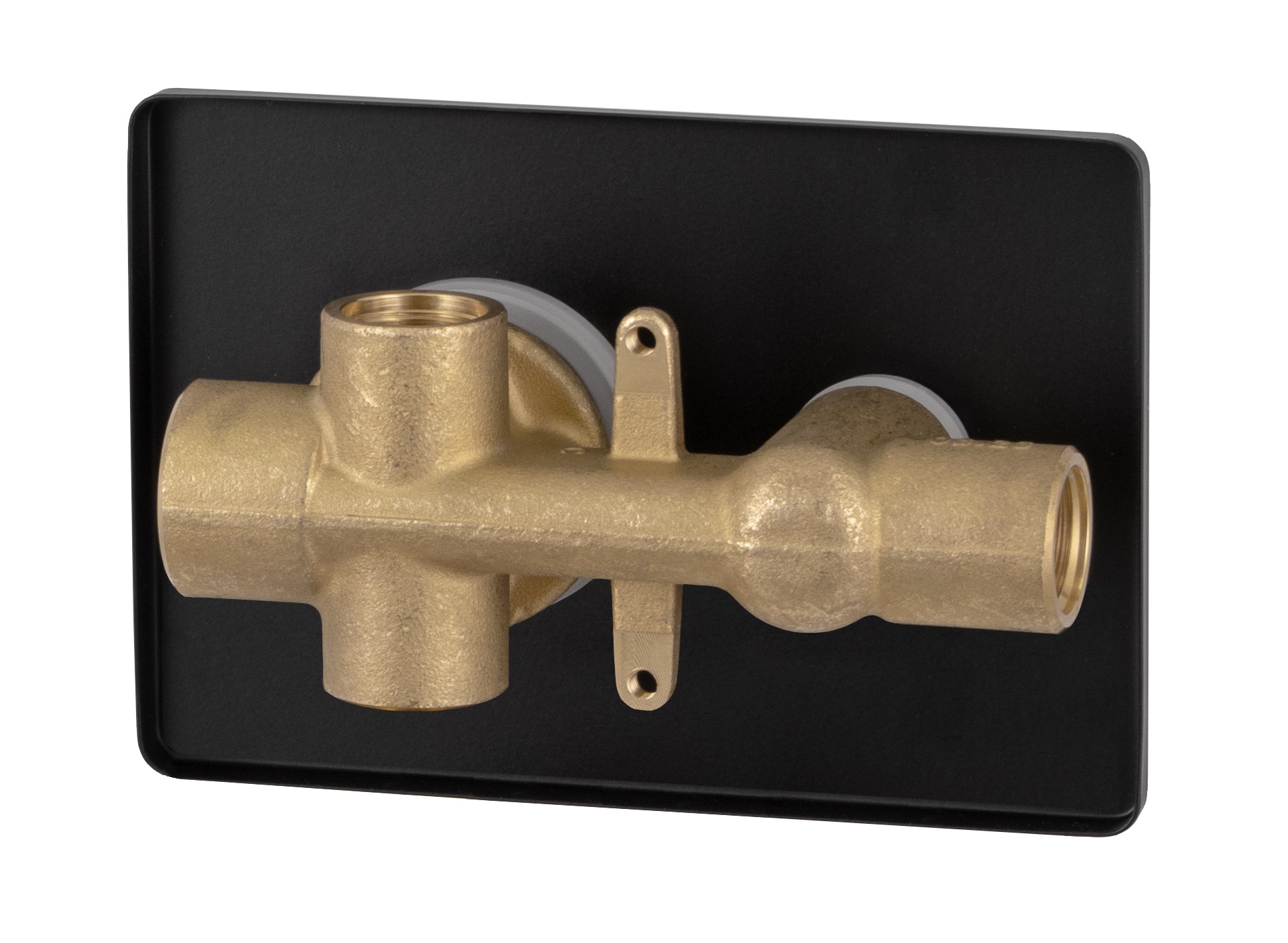 Смеситель для душа скрытого монтажа Remer Element ET09HRGNO (черный матовый)