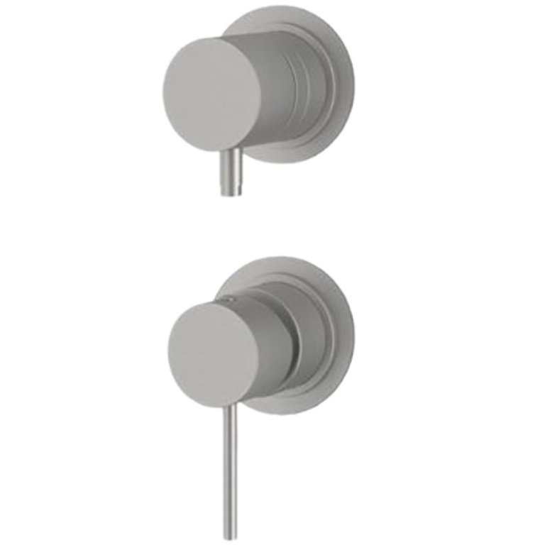 Смеситель для душа скрытого монтажа Remer X Style Inox SSX92P (сталь)