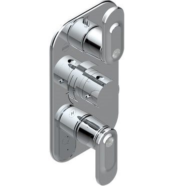 Смеситель для душа скрытого монтажа THG Corvair a manettes Fior di Bosco U8L-A02-5540BE (хром), с термостатом