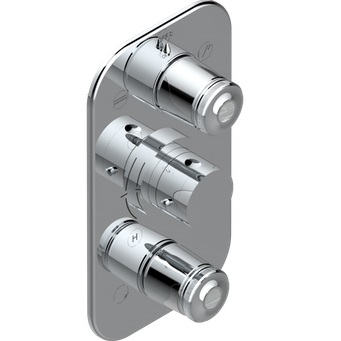 Смеситель для душа скрытого монтажа THG Corvair Fior di Bosco U8K-A02-5540BE (хром), с термостатом