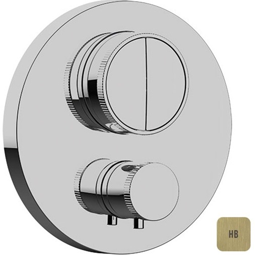 Смеситель для душа встраиваемый Almar Core E176632.HB (латунь брашированная), с термостатом