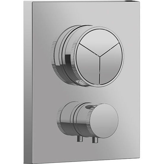 Смеситель для душа встраиваемый Almar Core E176683.CR (хром), с термостатом