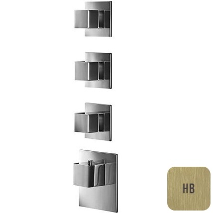 Смеситель для душа встраиваемый Almar E180023.HB (латунь брашированная), с термостатом