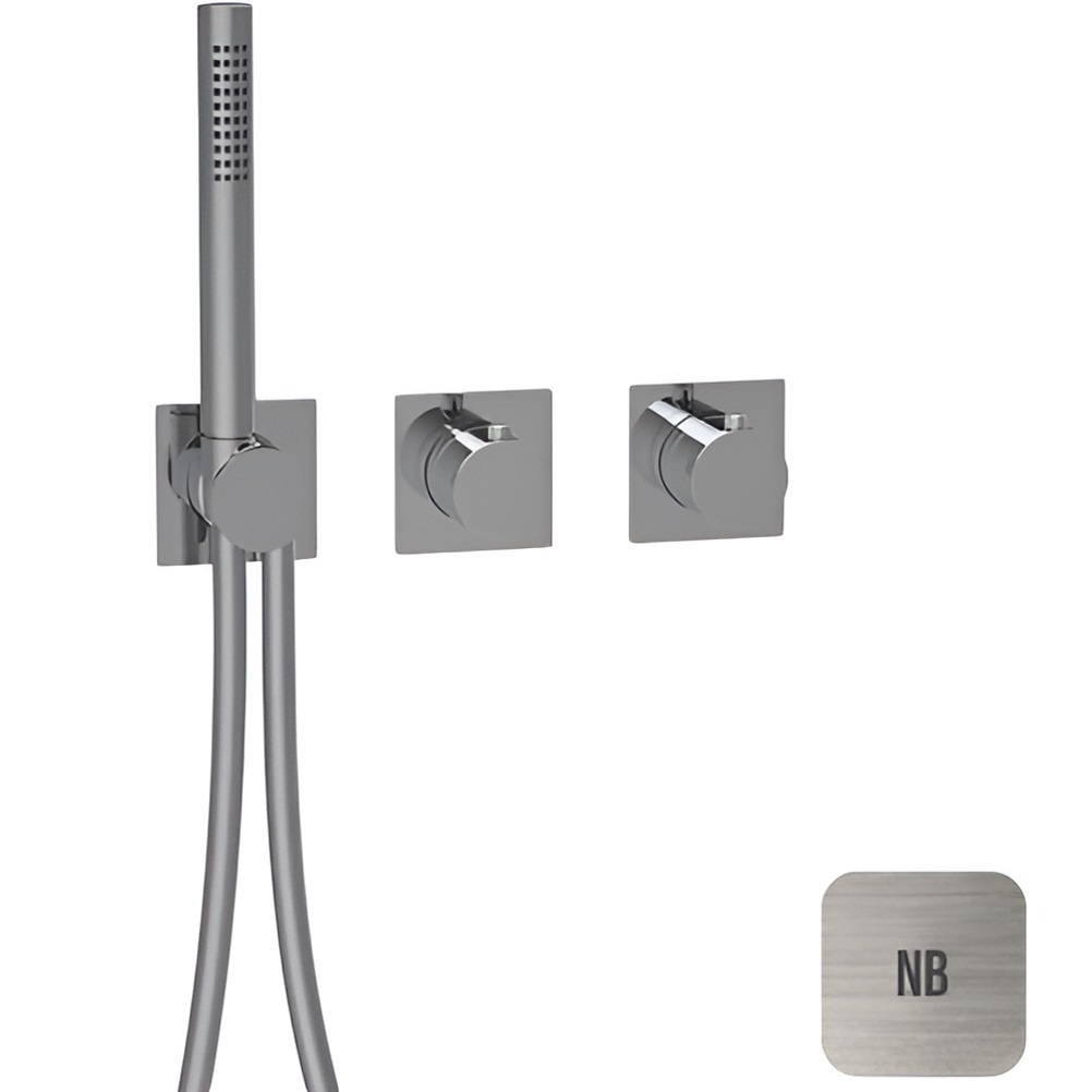 Смеситель для душа встраиваемый Almar E180183.NB (никель брашированный), с термостатом
