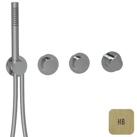 Смеситель для душа встраиваемый Almar E180433.HB (латунь брашированная), с термостатом