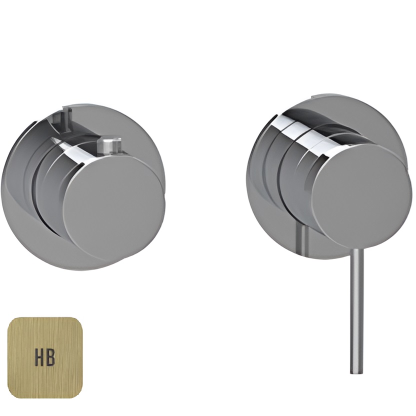 Смеситель для душа встраиваемый Almar Modular E180141.HB (латунь брашированная), с термостатом