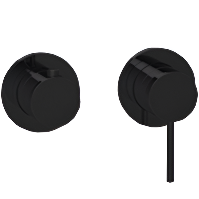 Смеситель для душа встраиваемый Almar Modular E180141.MB (черный матовый), с термостатом