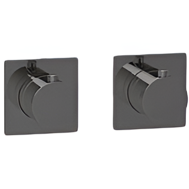 Смеситель для душа встраиваемый Almar Modular E180182.AB (черный металл брашированный), с термостатом