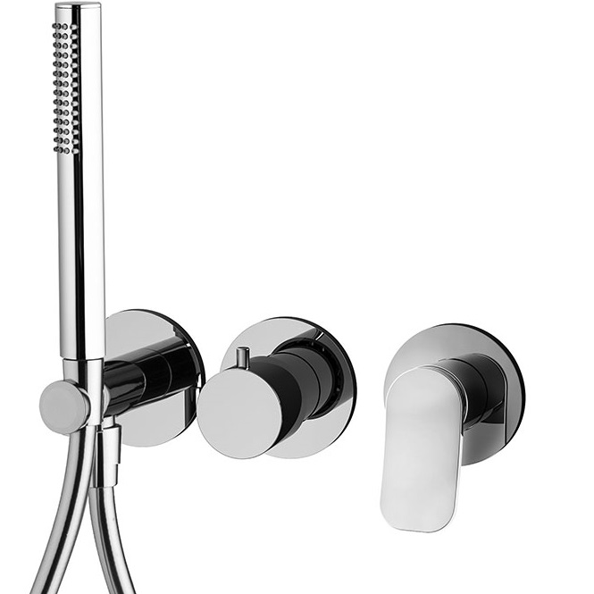 Смеситель для душа встраиваемый Fima Carlo Frattini Flo F3819WX8CR (хром)