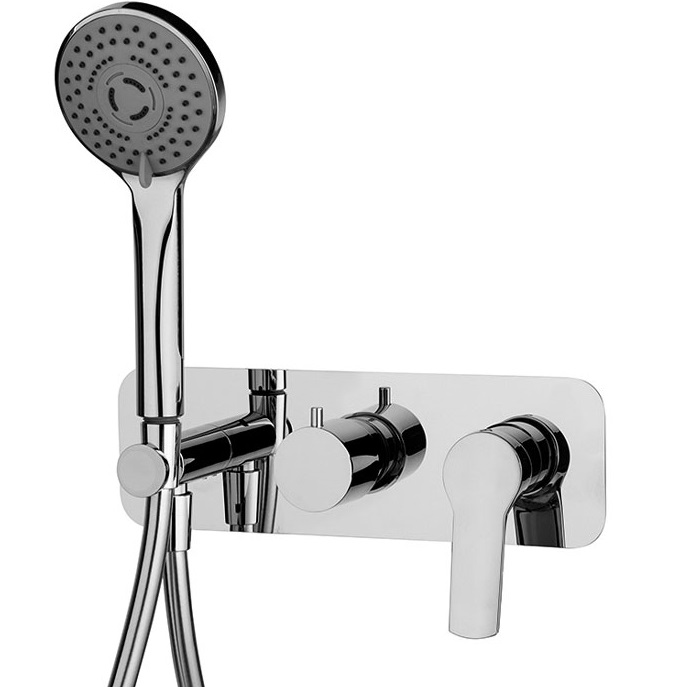 Смеситель для душа встраиваемый Fima Carlo Frattini Serie 4 F3789WX2CR (хром)