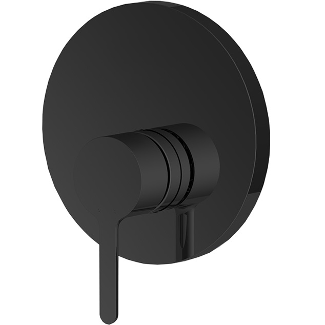 Смеситель для душа встраиваемый Fima Carlo Frattini Snap F3119E1NS (черный матовый)