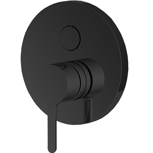 Смеситель для душа встраиваемый Fima Carlo Frattini Snap F3119E2NS (черный матовый)