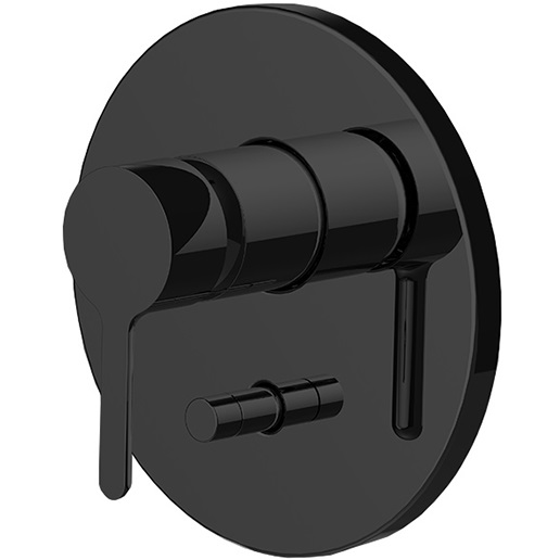 Смеситель для душа встраиваемый Fima Carlo Frattini Snap F3119X2NS (черный матовый)