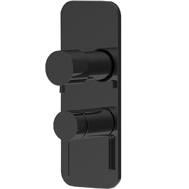 Смеситель для душа встраиваемый Fima Carlo Frattini Snap F3119X6NS (черный матовый)