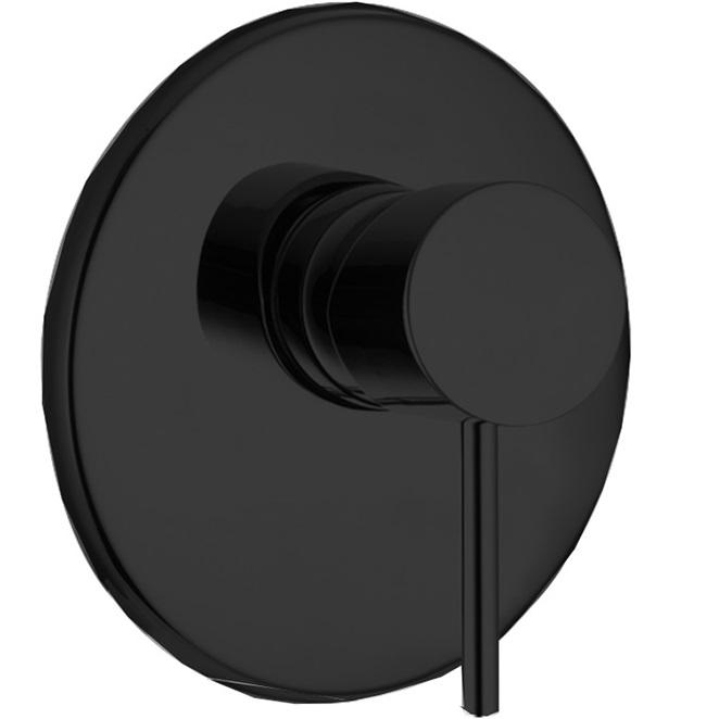 Смеситель для душа встраиваемый Fima Carlo Frattini Spillo Tech F3039X1NS (черный матовый)