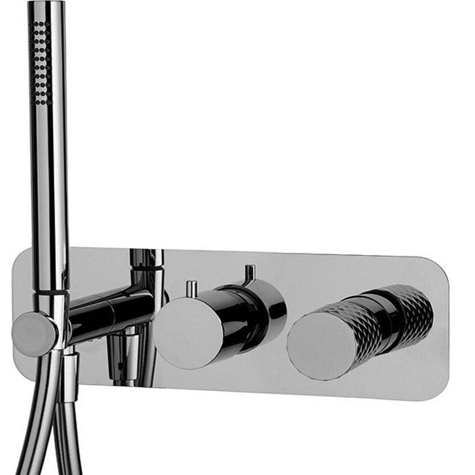 Смеситель для душа встраиваемый Fima Carlo Frattini Spillo Tech F3049TWX2XCR (хром)