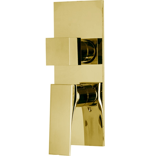 Смеситель для душа встраиваемый Fima Carlo Frattini Zeta F3969X6OR (золотой)