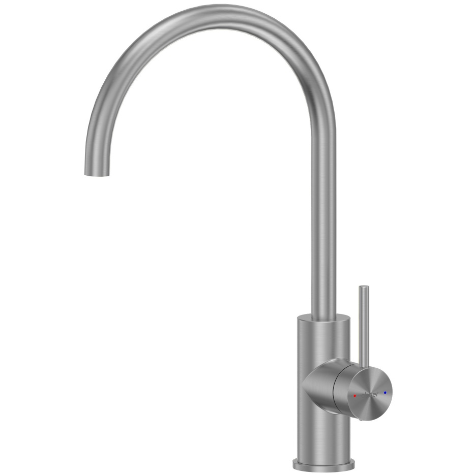 Смеситель для кухни Abber Wasser Kreis 316 AF8114BGG (оружейная сталь брашированная)