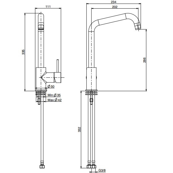 Смеситель для кухни Fima Carlo Frattini Kitchen F3007/1RCR.ES (хром)