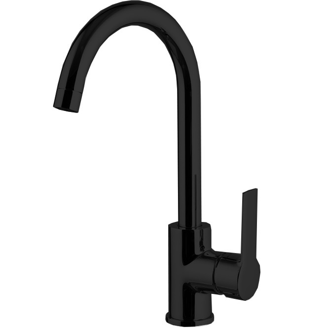 Смеситель для кухни Fima Carlo Frattini Kitchen F3137/3NS (черный матовый)