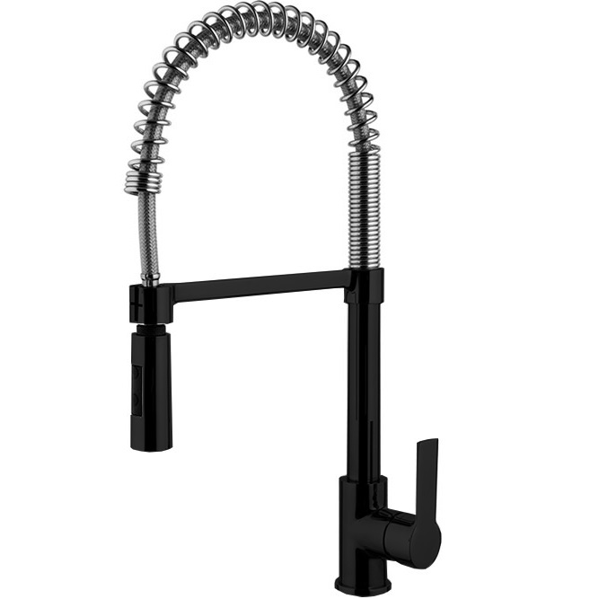 Смеситель для кухни Fima Carlo Frattini Kitchen F3147/1NS (черный матовый)