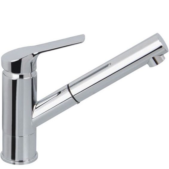 Смеситель для кухни Fima Carlo Frattini Kitchen F3768CR (хром), с выдвижной лейкой