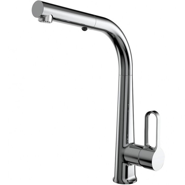 Смеситель для кухни Fima Carlo Frattini Kitchen F7026CR (хром), с выдвижной лейкой