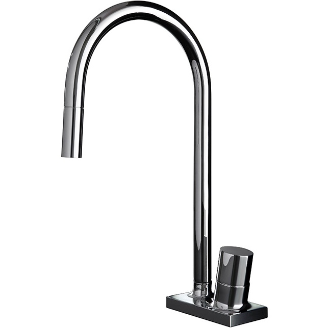 Смеситель для кухни Fima Carlo Frattini Kitchen F7028CR (хром), с выдвижной лейкой