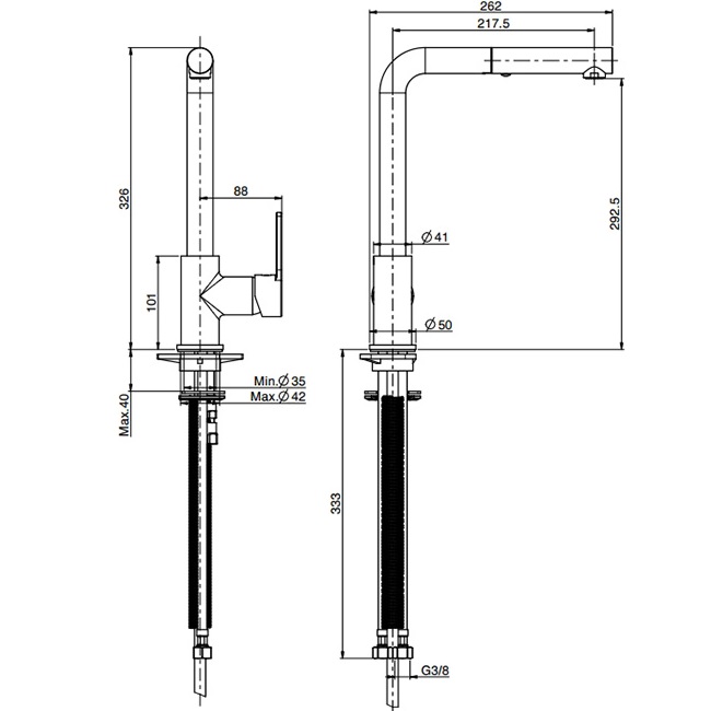 Смеситель для кухни Fima Carlo Frattini Kitchen F7029WOTOR (золотой), с выдвижной лейкой