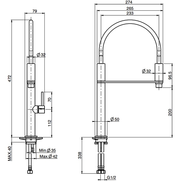 Смеситель для кухни Fima Carlo Frattini Kitchen F7047CR (хром)