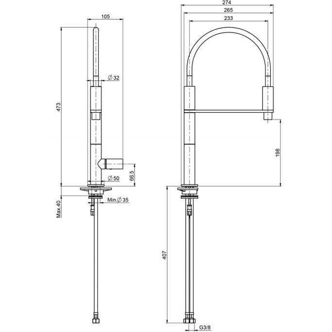 Смеситель для кухни Fima Carlo Frattini Kitchen F7097CR (хром)