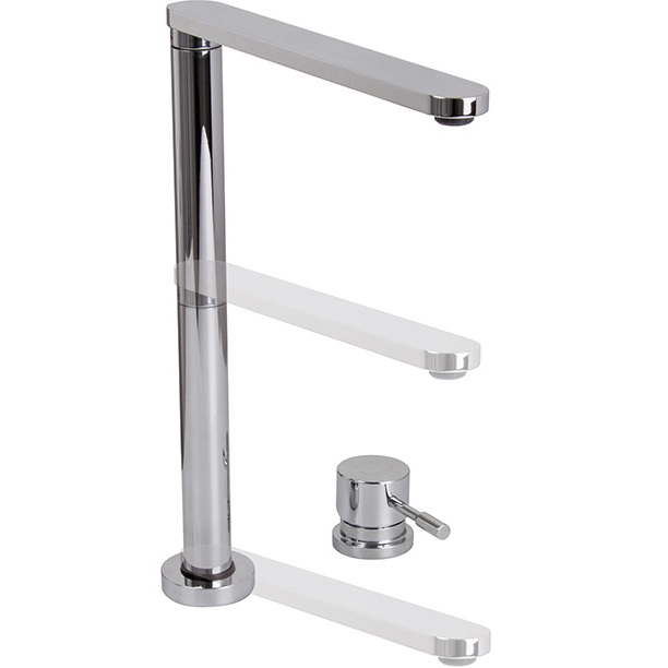 Смеситель для кухни Fima Carlo Frattini Kitchen Nomos F7037CR (хром), с опускающимся изливом